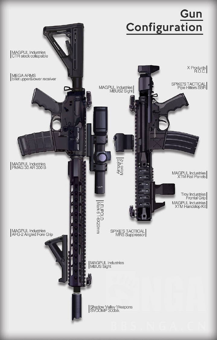 智熄前线乘着血赚塔科夫删档前魔改了两把ar15