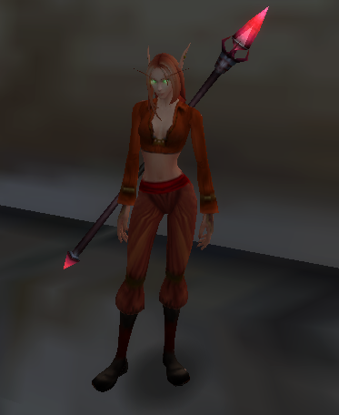 布甲一套血精灵火法的幻化适合火法入手难度低带点魔法学院的风格