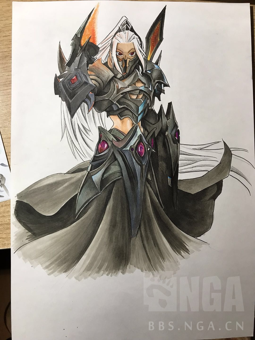 之前娘化阿拉纳克的后续上完色了