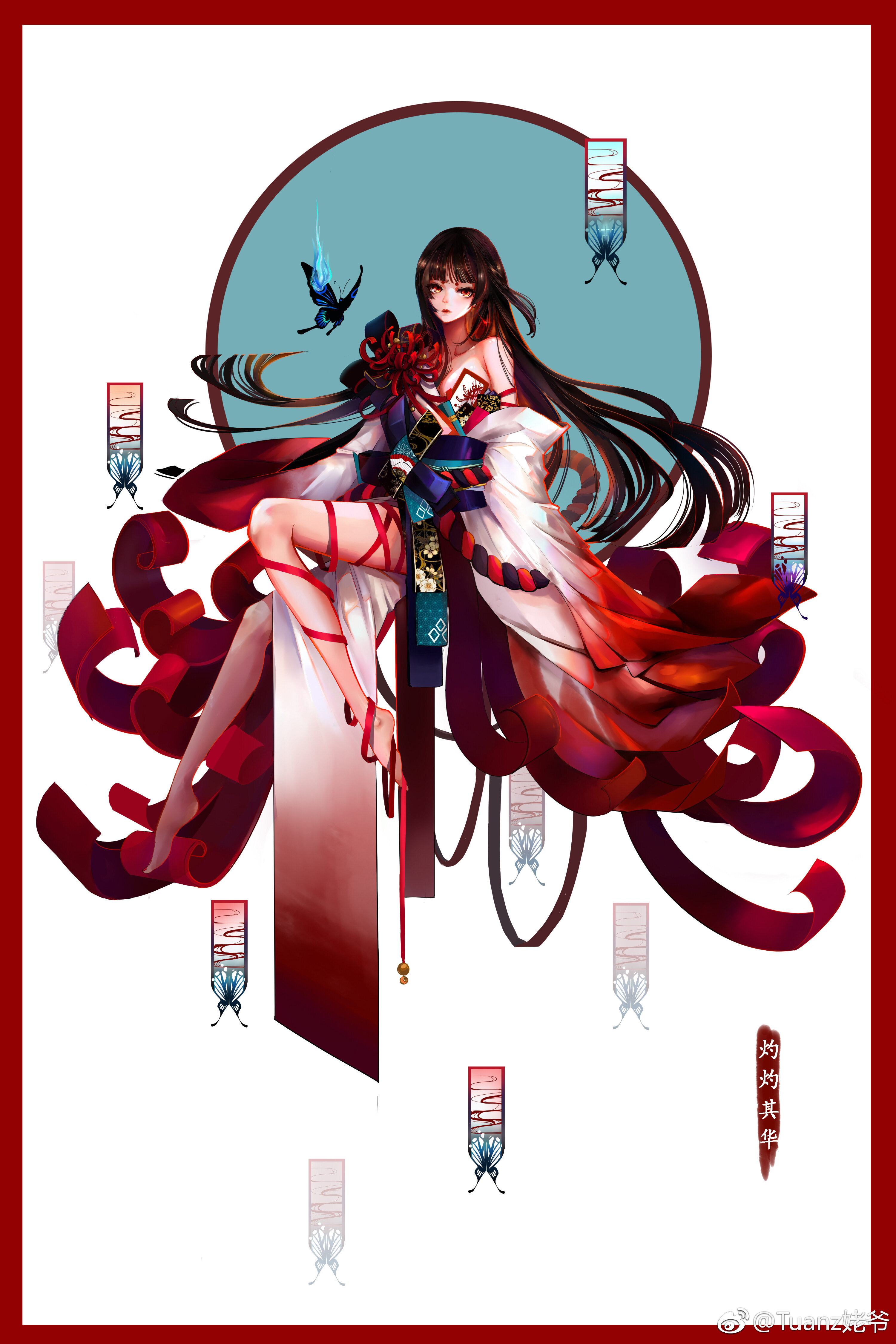 [百绘罗衣]搬运刚刚发现的一款彼岸花皮肤