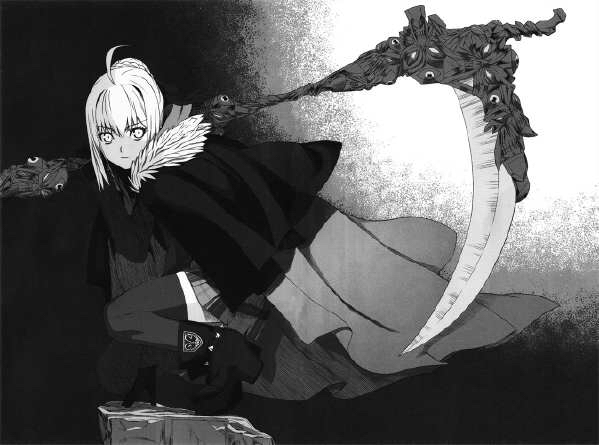 我每次脑补格蕾的时候,都不知不觉用的美杜莎lily的形象,兜帽,镰刀