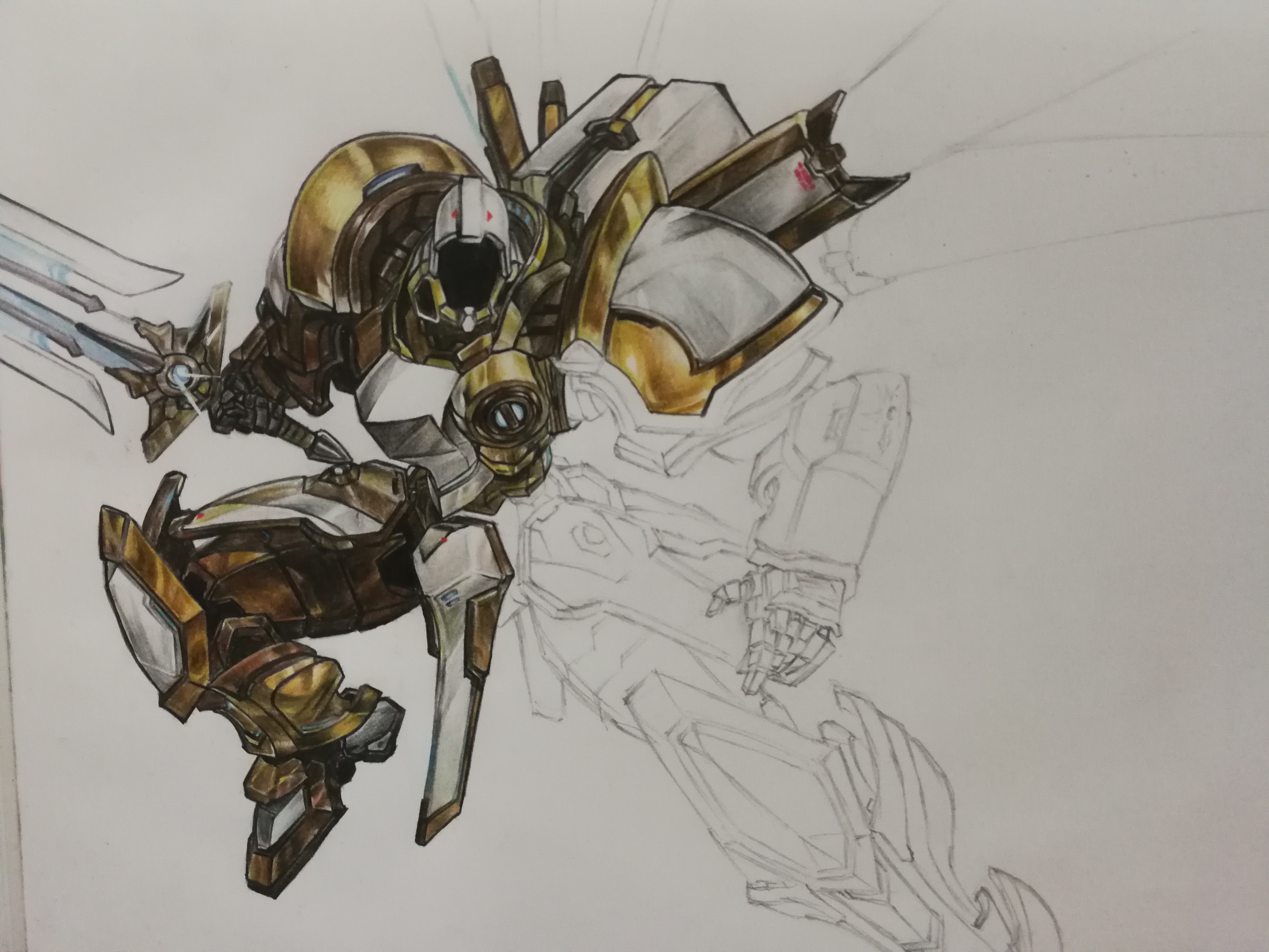 手绘机甲泰瑞尔