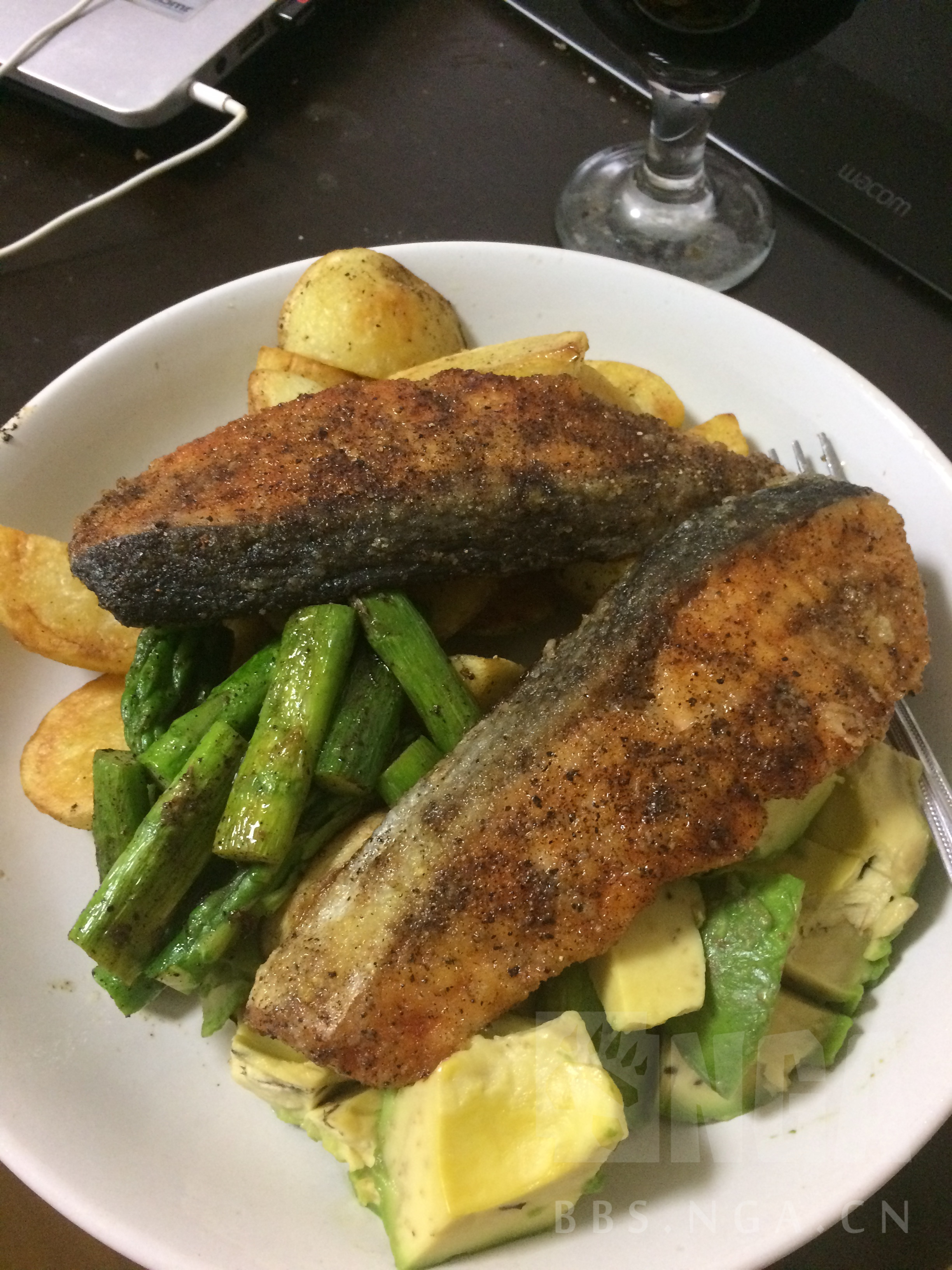 毫无技术含量快手菜香煎三文鱼排周末必备冬夏皆宜