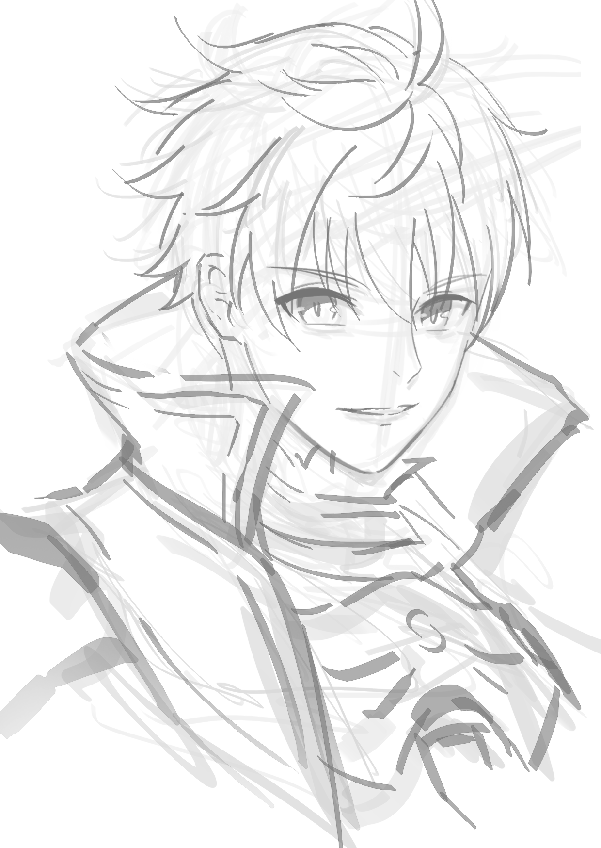 艺术审美e摸鱼ex旧剑头像摸鱼这次勉强算是上色了附带简陋过程