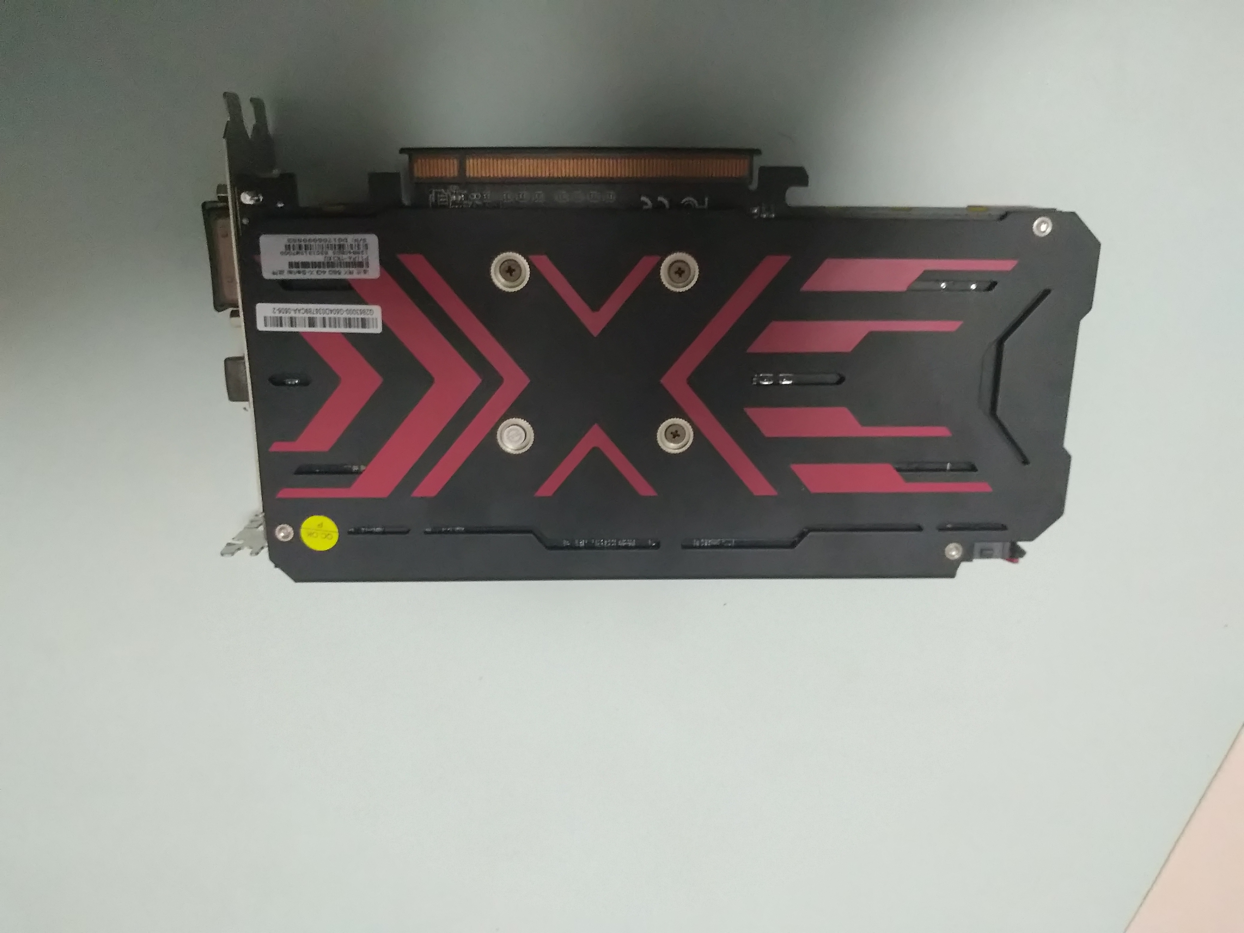 电脑硬件绝版amdrx560转让是75瓦版本颜值超高迪兰战神系列