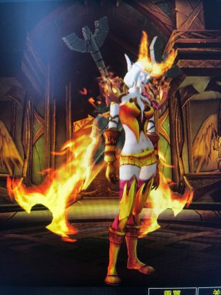 求助人类女战士有什么好看的幻化吗