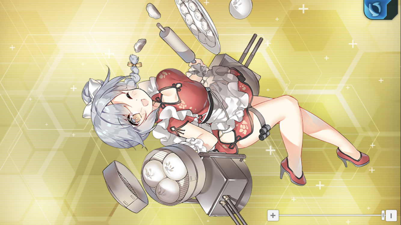 战舰少女r 各位平海的厨娘换装,凶大!