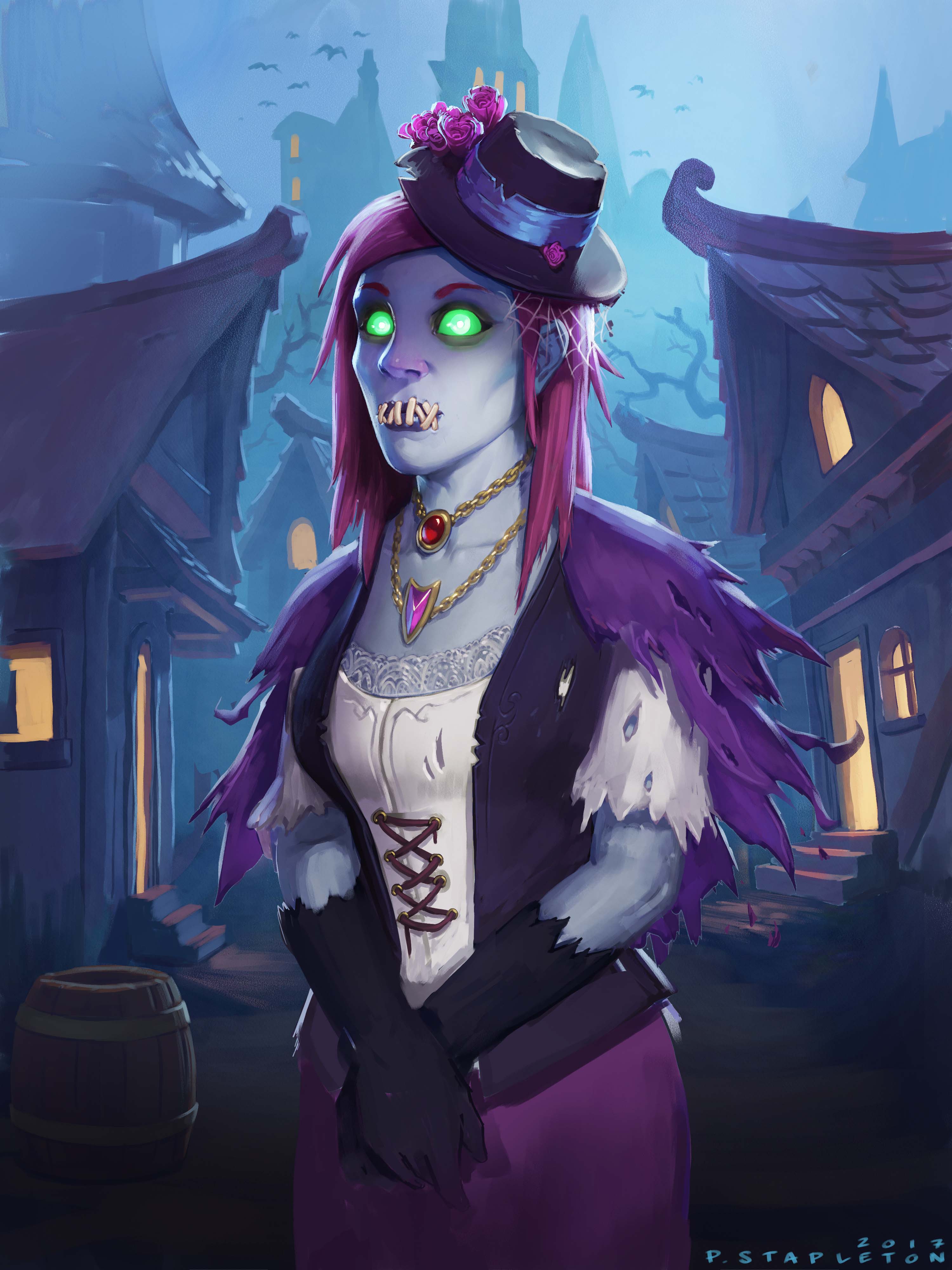 女巫森林卡牌原画分享