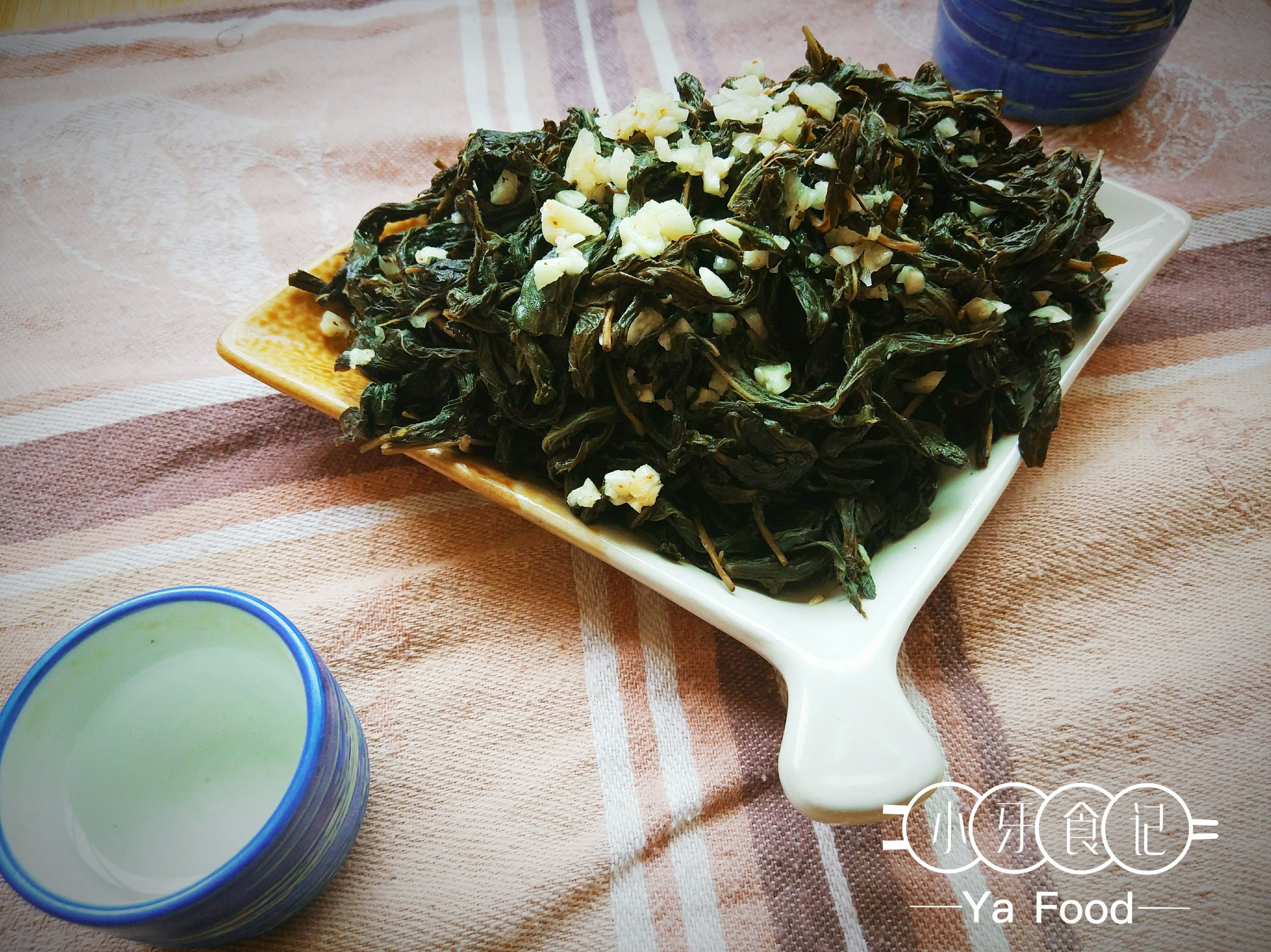 小牙de黑锋小食记小牙的居酒屋蒜蓉芝麻叶
