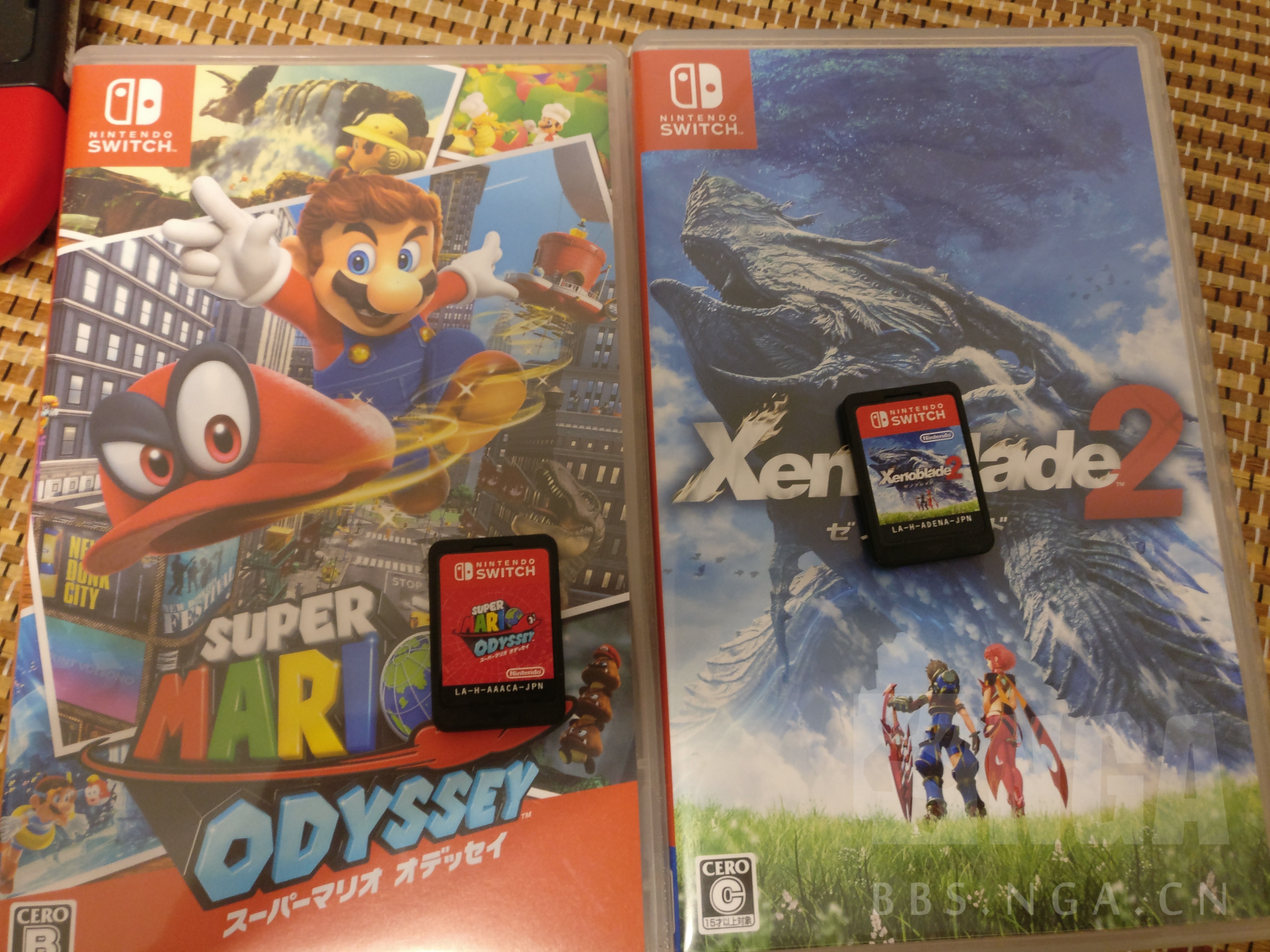 二手游戏switch游戏卡带马里奥奥德赛和异度之刃2游戏卡带99新价格640