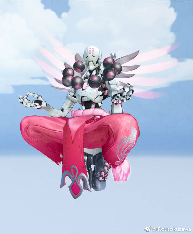 求一个粉红天使男性版的恶搞图