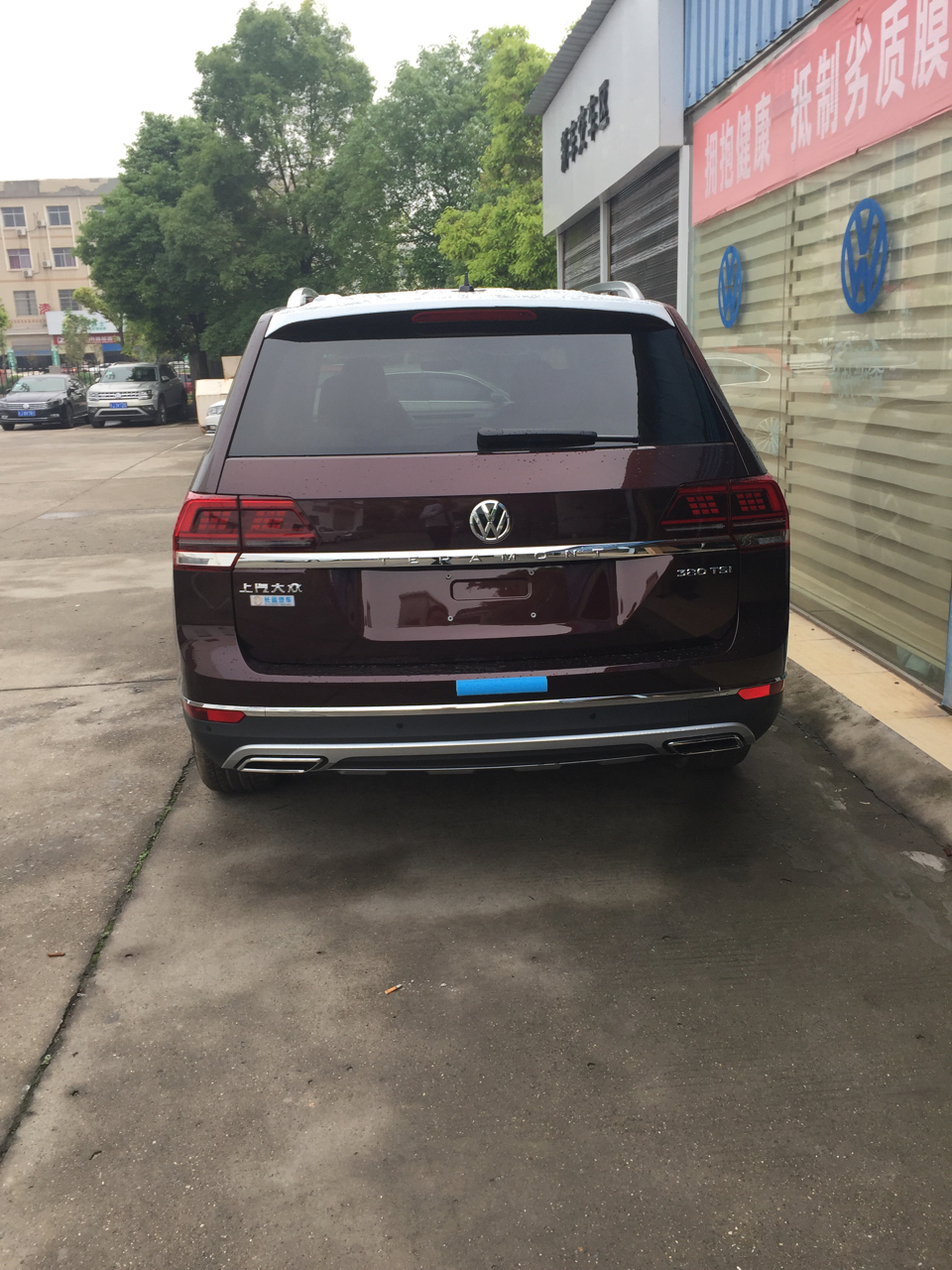 途昂380tsi玛瑙红四驱6座豪华提车预告后续补作业