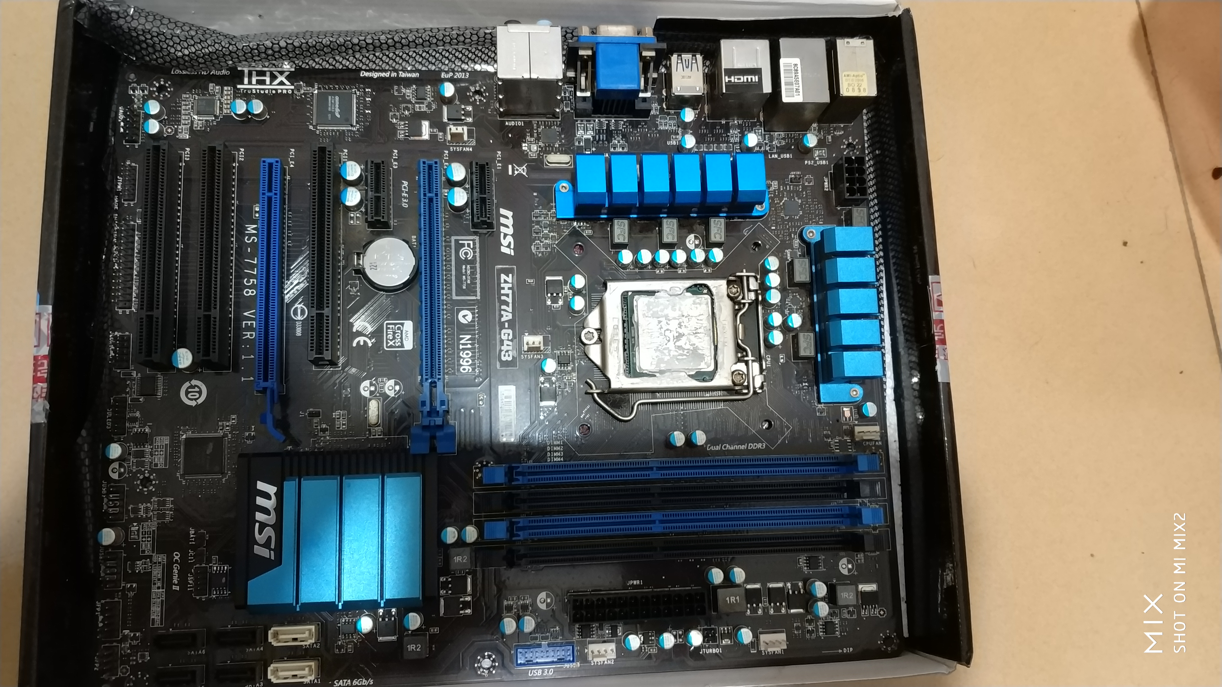 电脑硬件更新平台退下来i52380p微星zh77ag43板子出掉