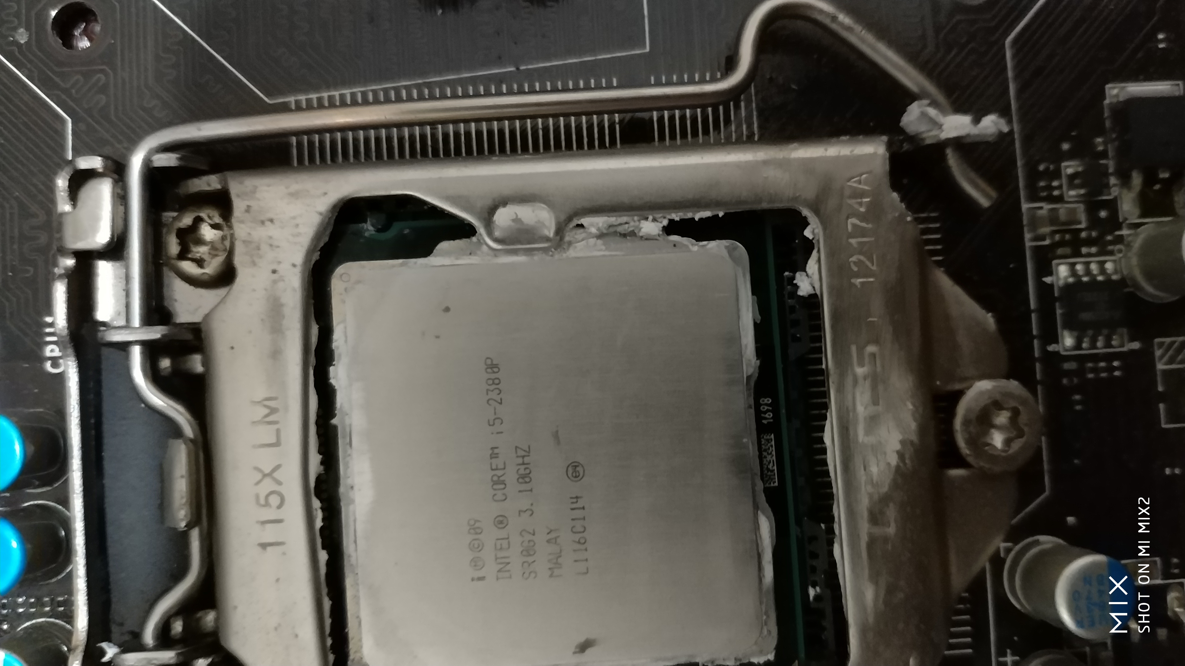 电脑硬件更新平台退下来i52380p微星zh77ag43板子出掉