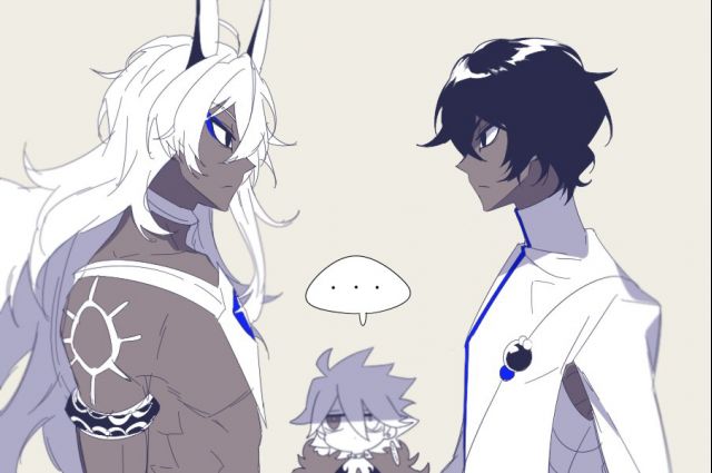 提问求助这个白发黑皮长耳小哥是谁啊