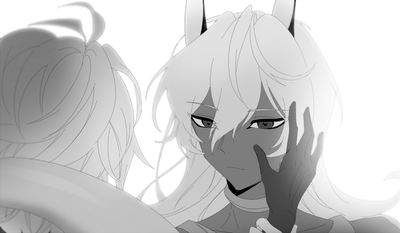 提问求助这个白发黑皮长耳小哥是谁啊