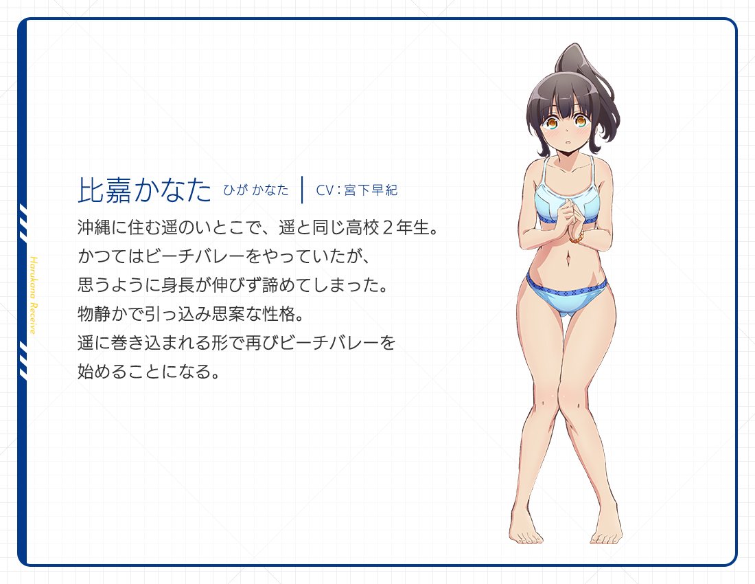 美少女与沙滩排球,芳文漫改《遥的接球》每周五21:30爱奇艺独播 第