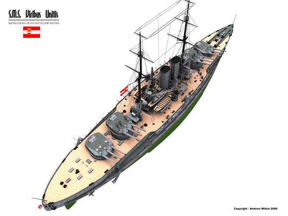 奥匈帝国联合力量级战列舰能放几级