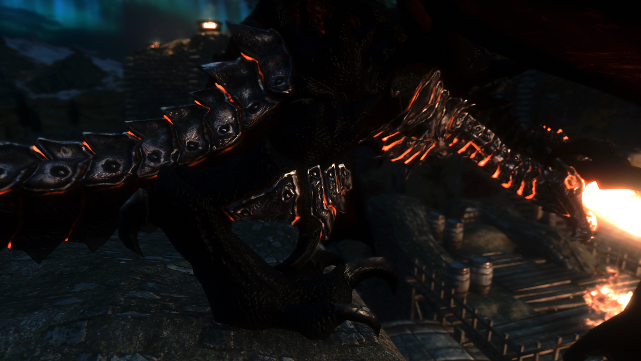 pc这个天际的死亡之翼奥杜因可真是帅炸了