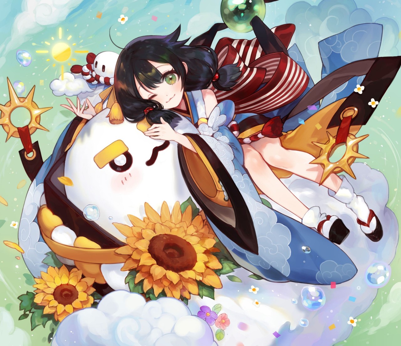 求一张日和坊过场插画的高清图