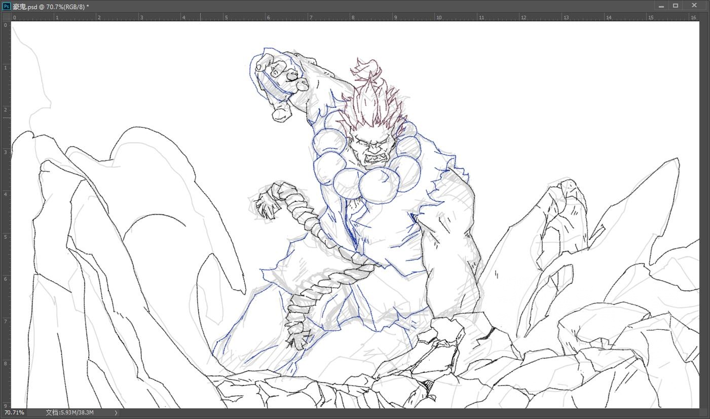 新手借板子临了个豪鬼