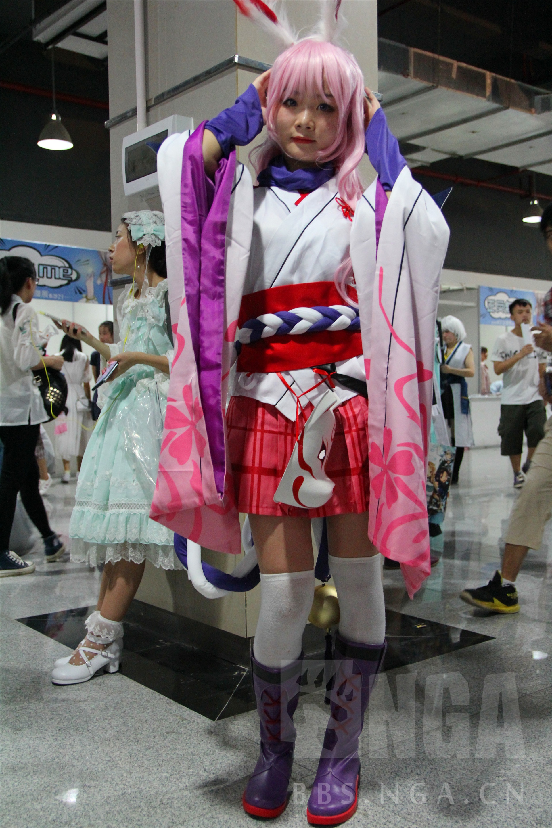 76p长沙acc漫展现场第一天漂亮的花鸟小姐姐鬼使黑偶遇鬼使白草爹大战