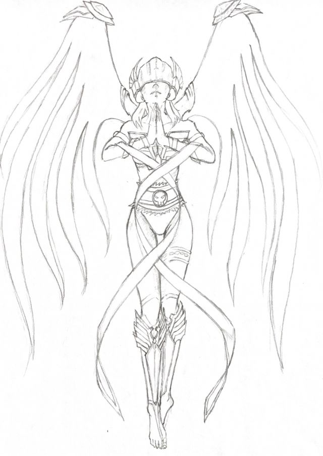 [风暴魔兽暑期命题绘]女武神(瓦格里)版奥莉尔 , 莫高雷壁画洞穴论坛