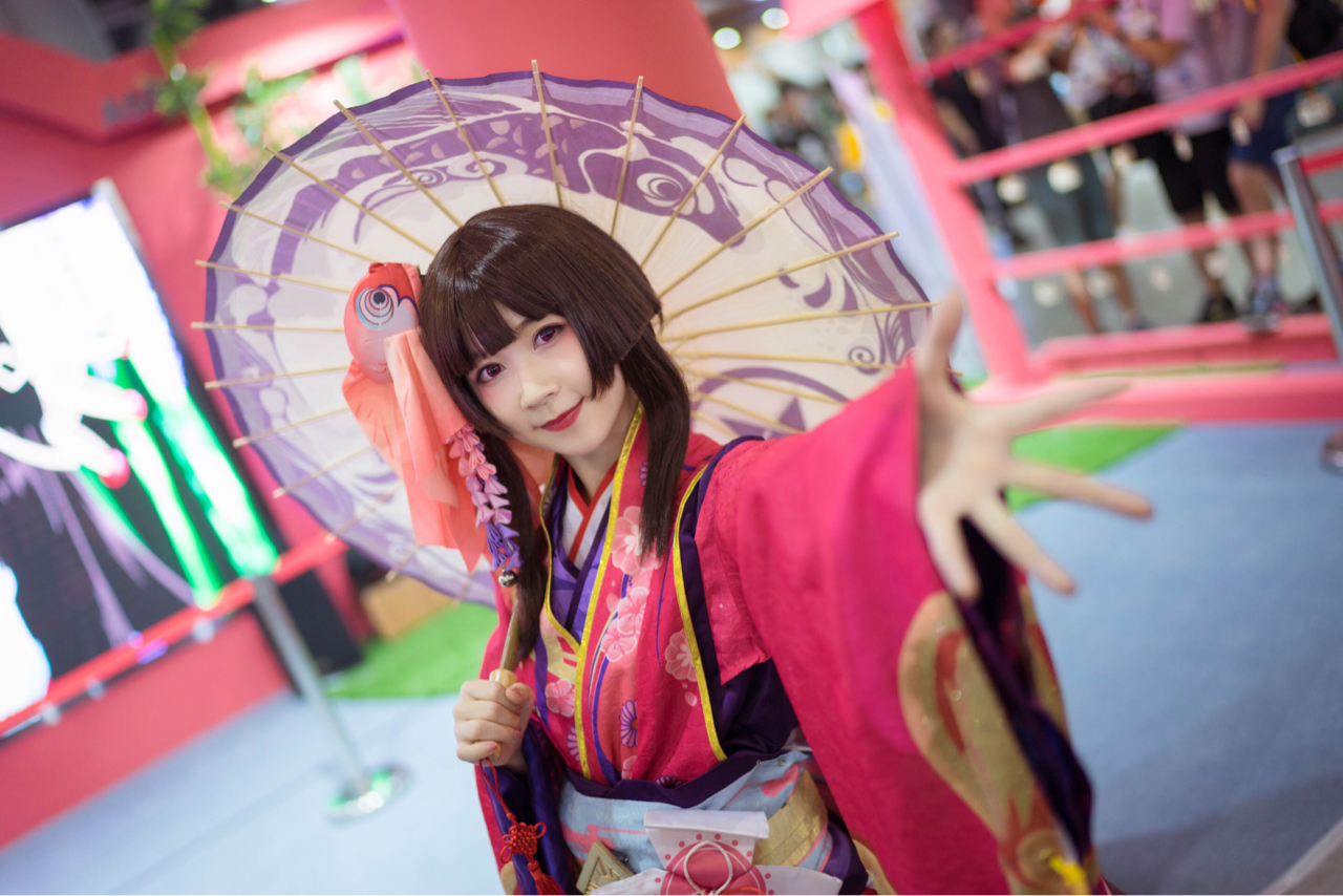 [漫展]广州萤火虫嘉年华,阴阳师展台现场