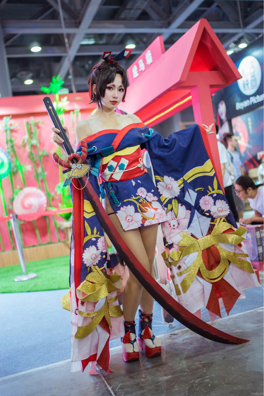 漫展广州萤火虫嘉年华阴阳师展台现场