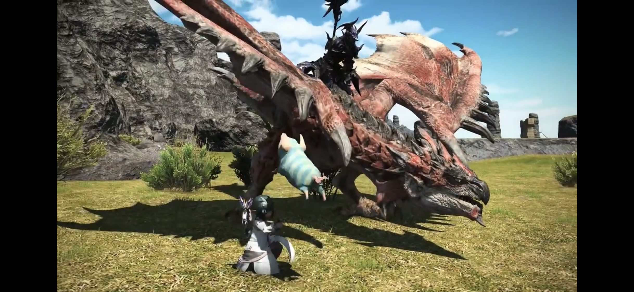 怪物猎人x最终幻想14: 雄火龙将于8月7日4.