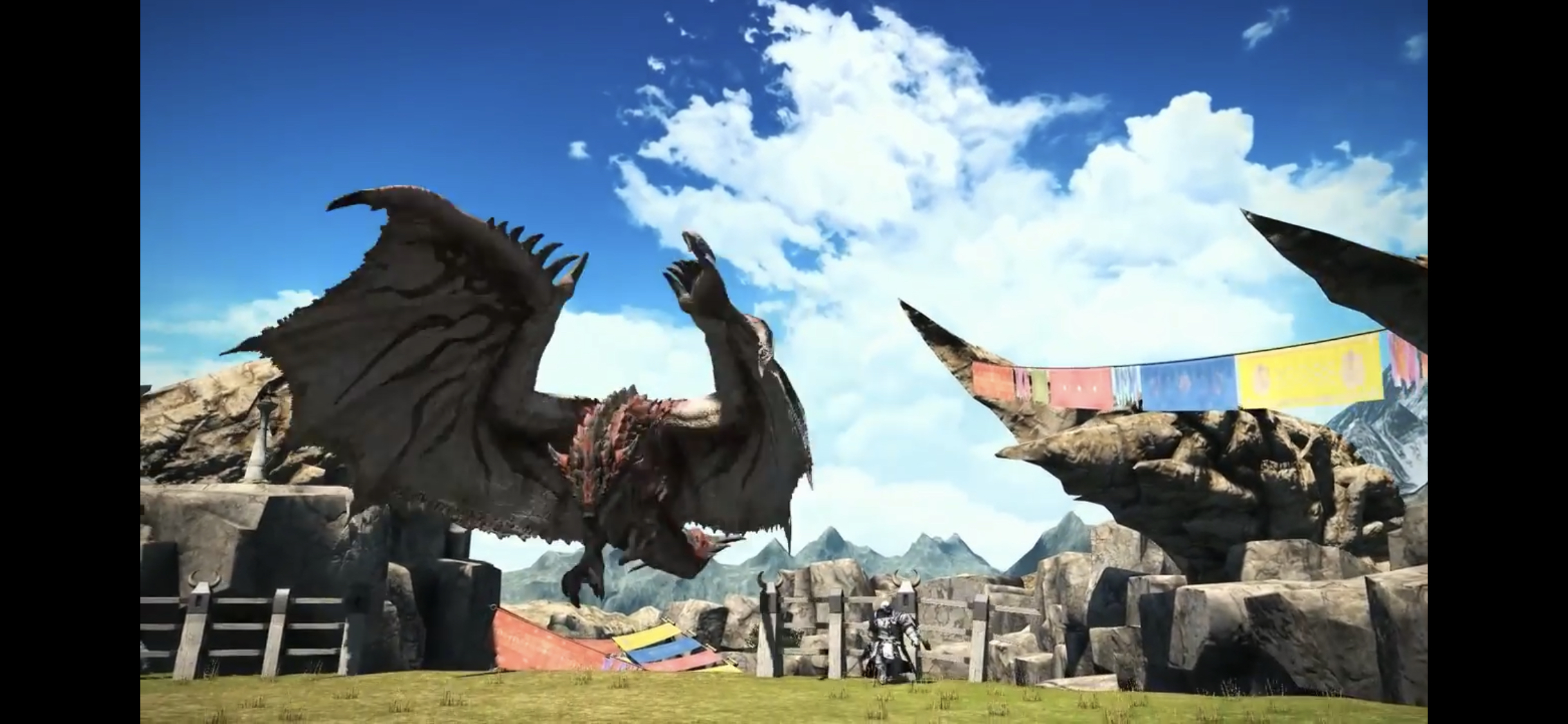 怪物猎人x最终幻想14: 雄火龙将于8月7日4.