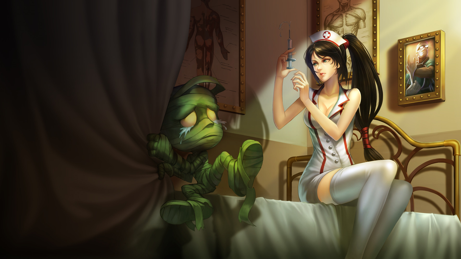 你们喜欢那样的阿卡丽护士