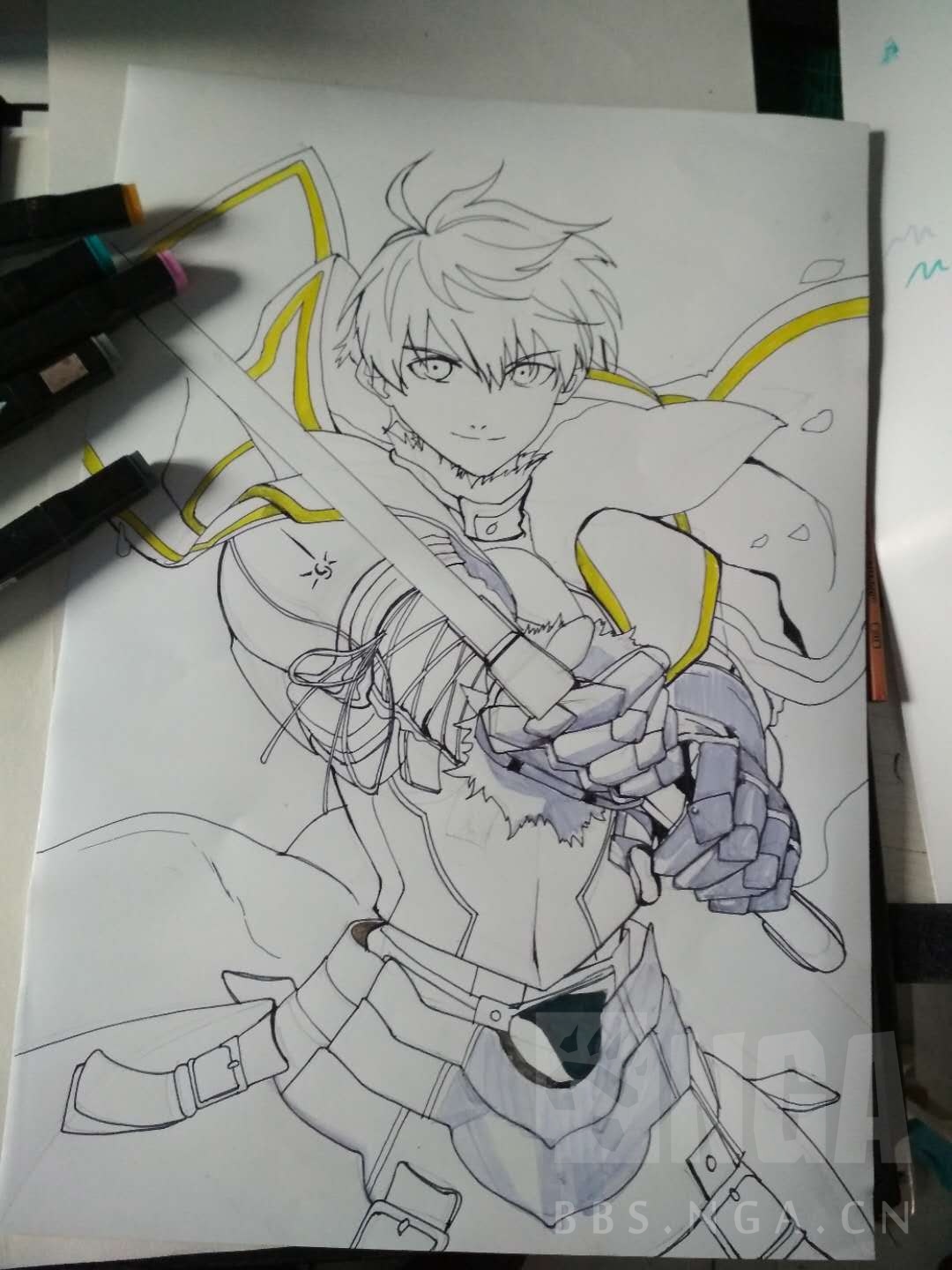 艺术审美e一名fgo画渣玩家的手绘图