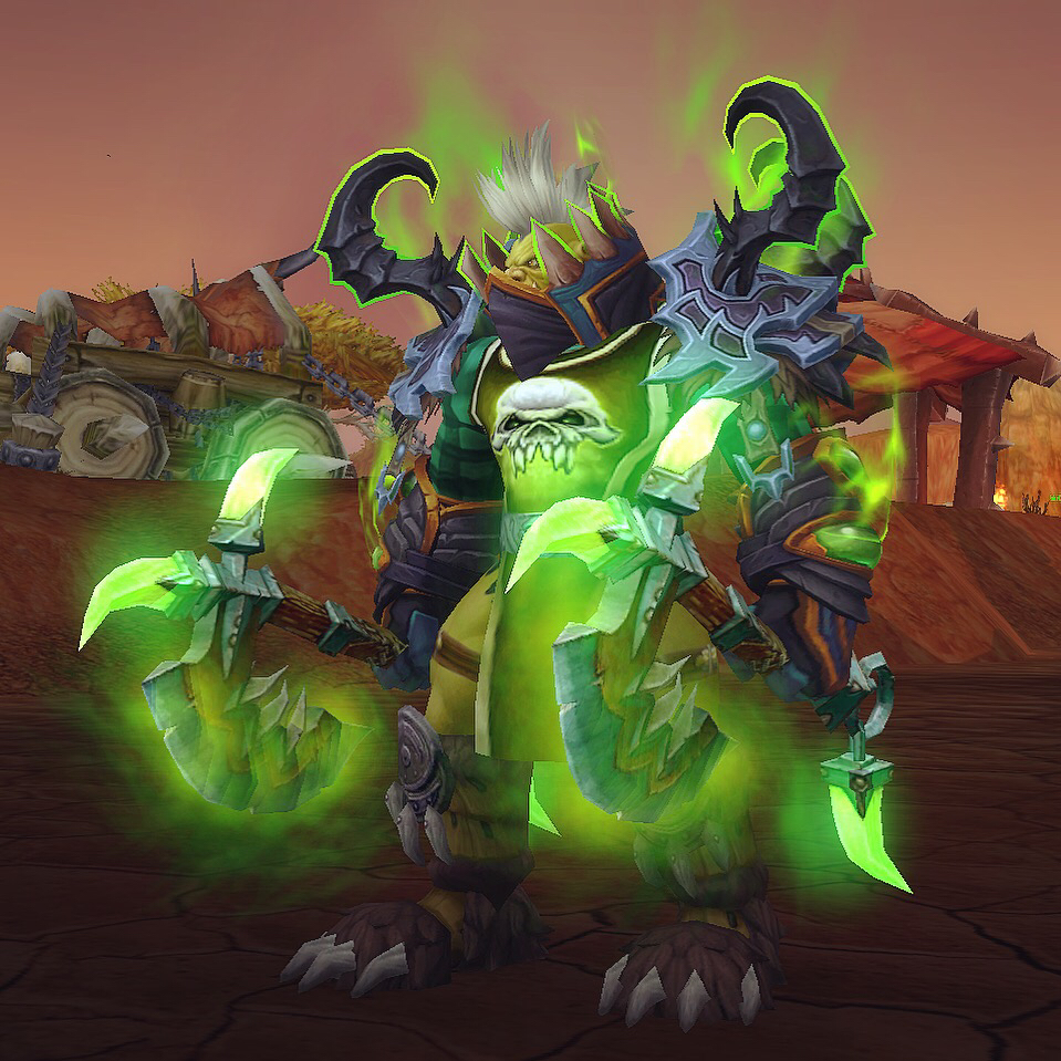 最帅兽人邪能贼幻化