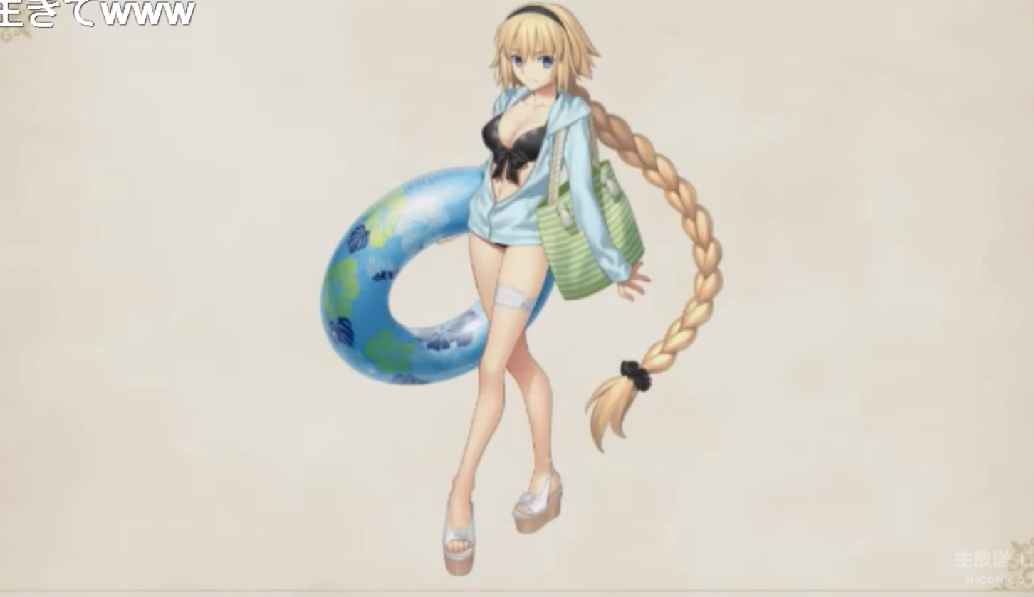 泳装贞德有个问题比脚更严重