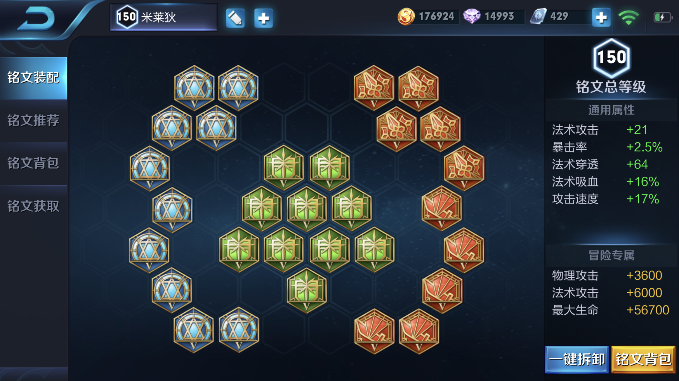 非主流米莱狄出装铭文