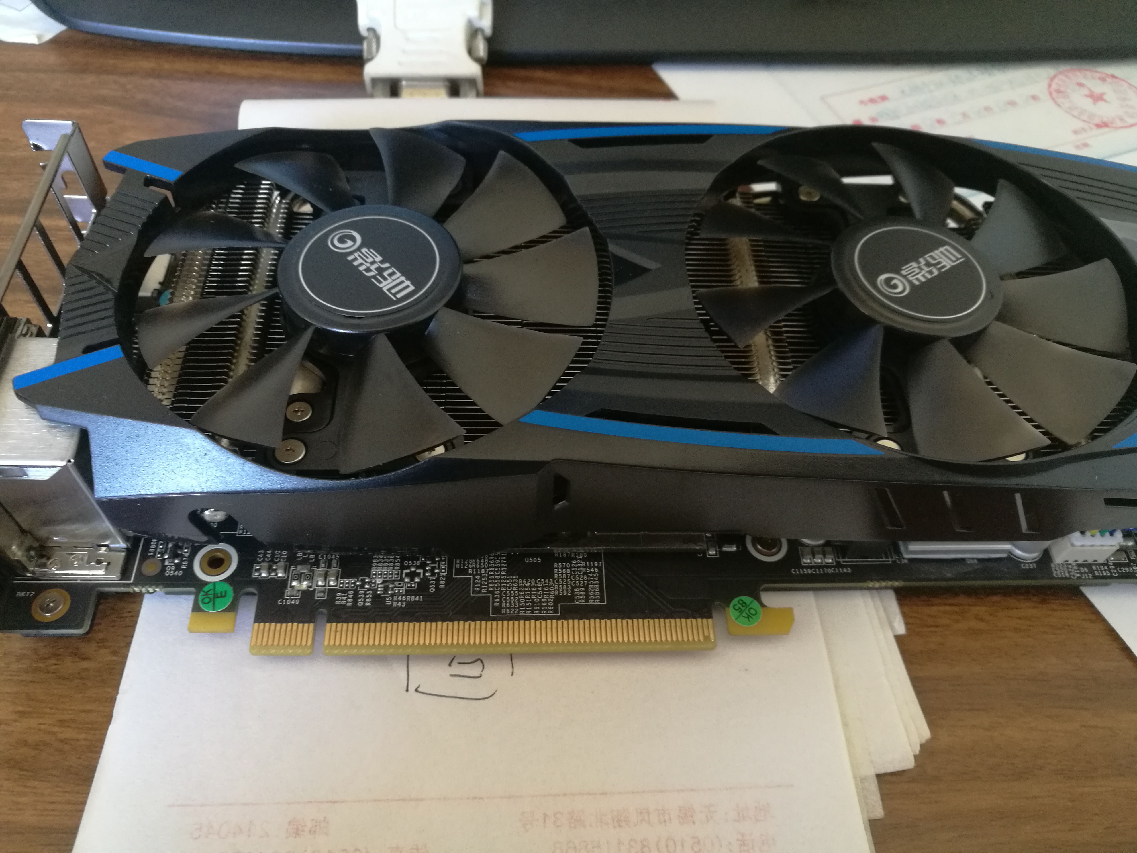 电脑硬件影驰gtx10603g黑将几乎全新1000到付