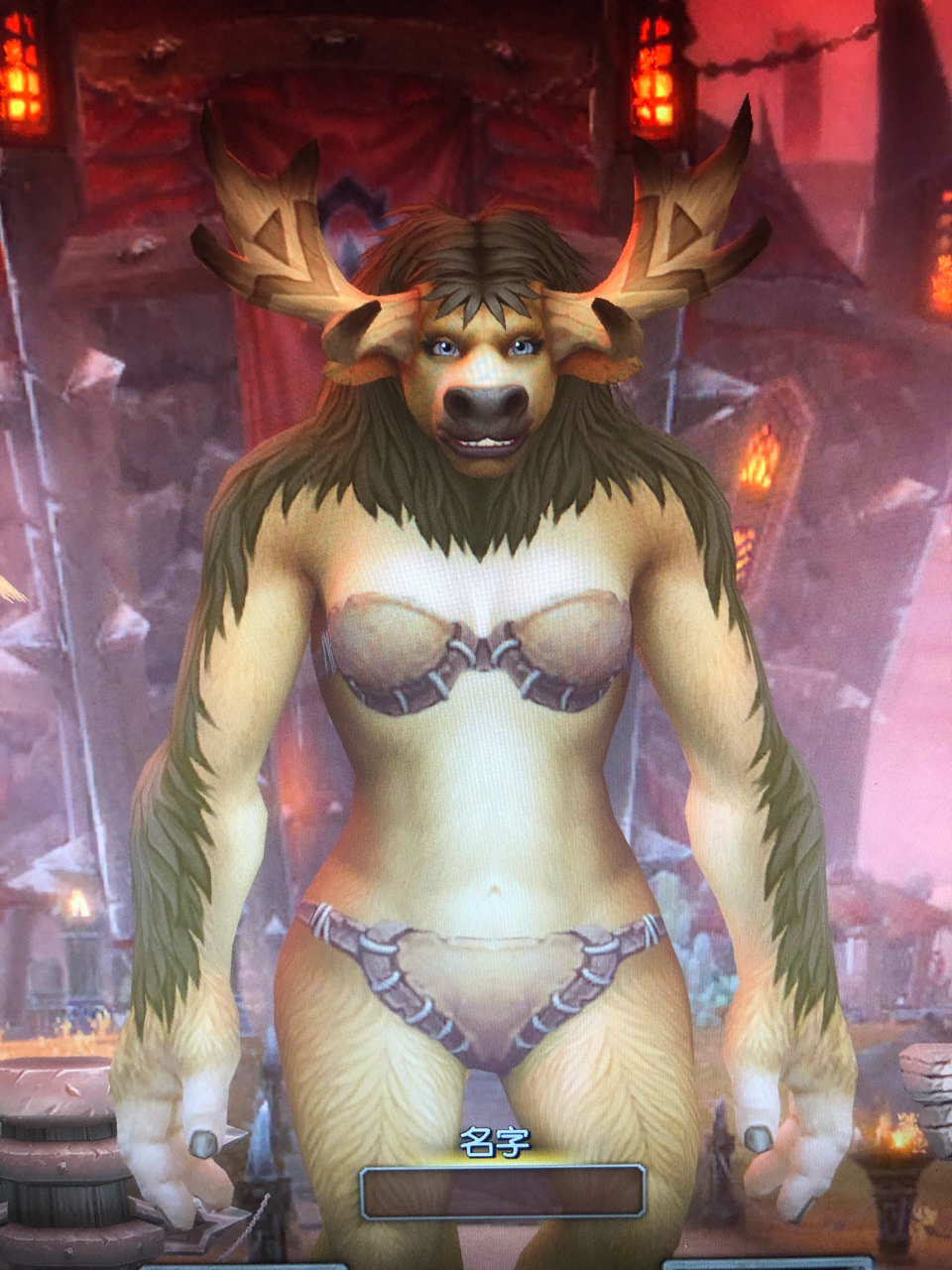 玛格汉兽人和至高岭小母牛的颜值差好多啊