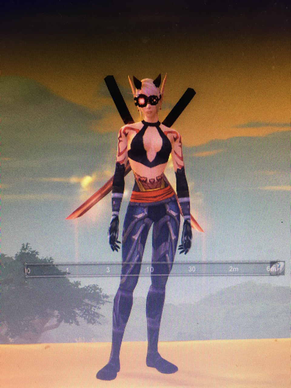 恶魔猎手上手最容易的裸上身胸甲和背在背后的日本刀分别是哪个啊