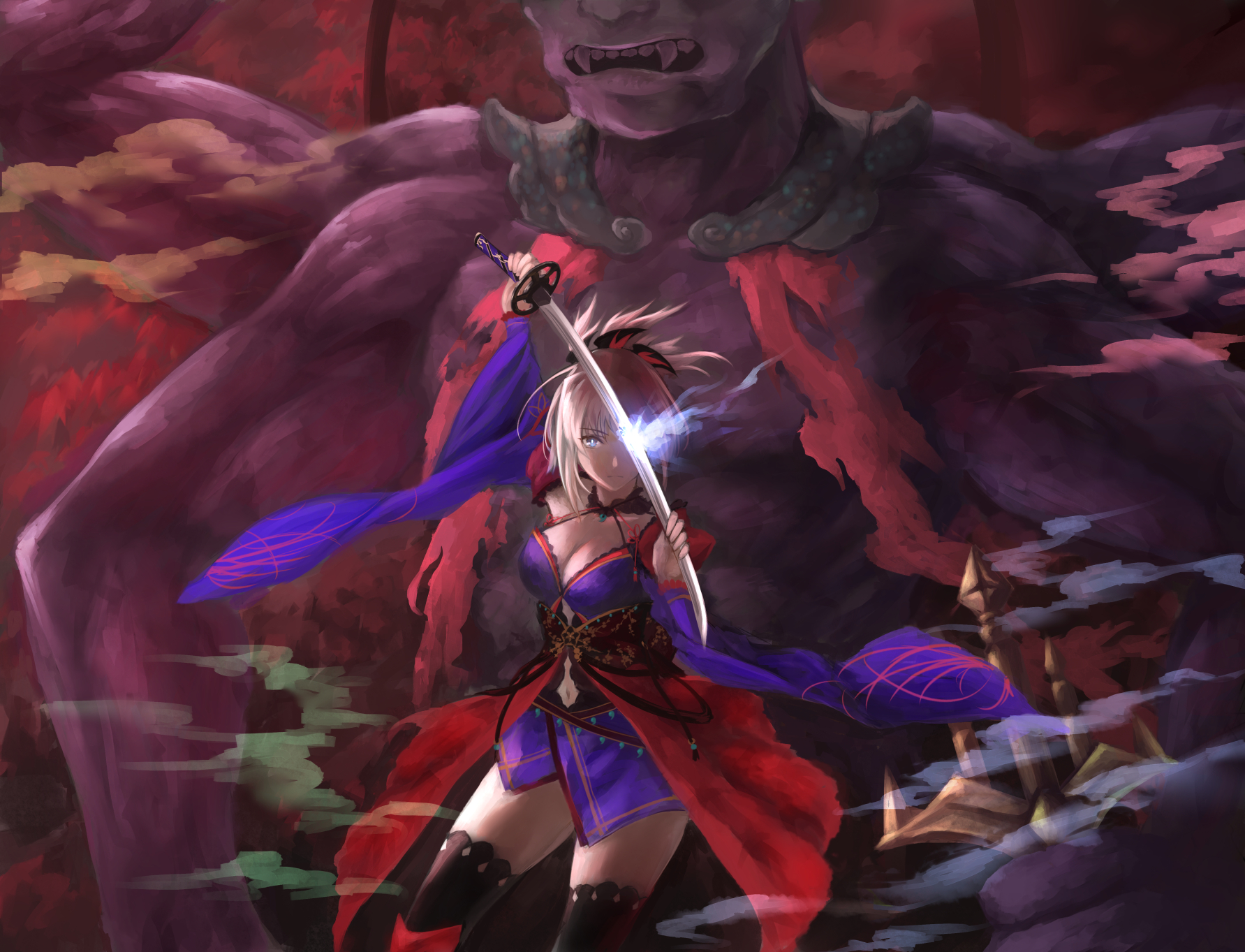 艺术审美e厨力放出a一张帅气的武藏亲庆祝下会画带灰度的画了