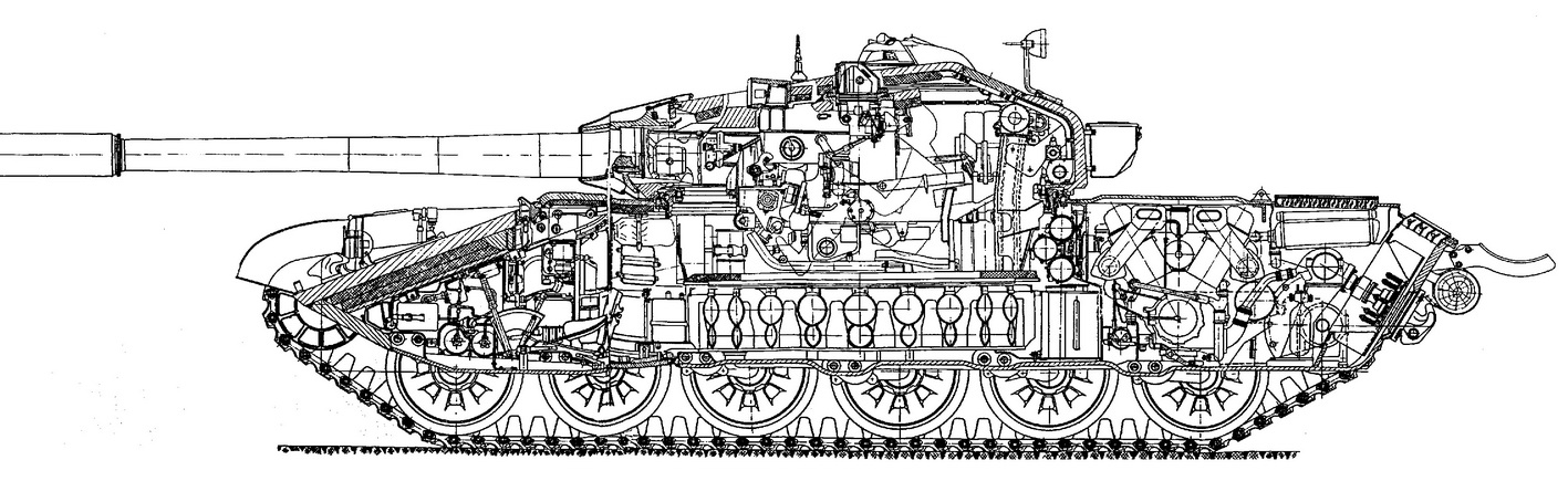 苏联陆战顶级坦克的救赎大概只有t72了