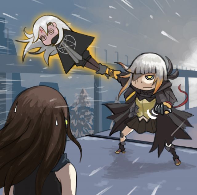 [同人摸鱼][沙雕抛瓦]关于ar15追火车的脑洞