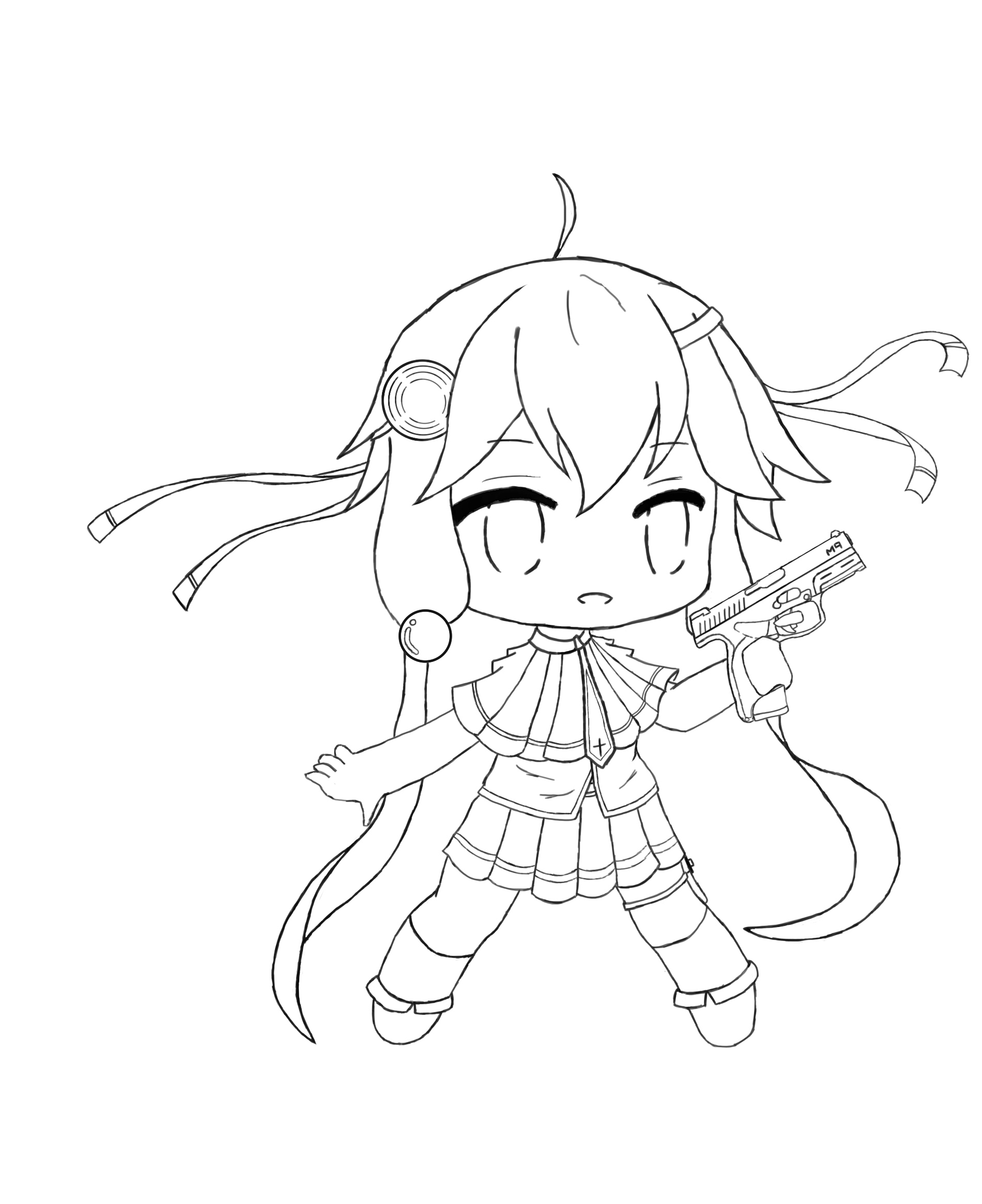 沙雕绘图斯太尔m9的q版小人