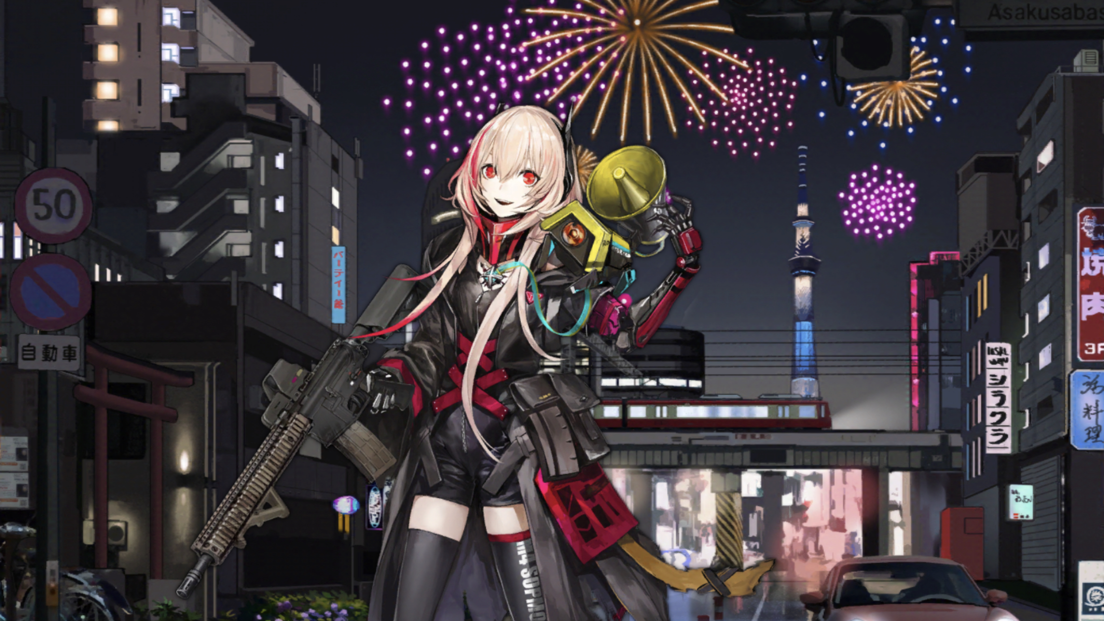 [破事氵]找来找去,只找到一个樱吹雪皮肤跟新背景配 , 少女前线-16lab