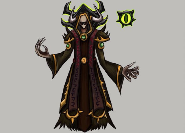 [风暴魔兽暑期命题绘]燃烧军团的进攻——大审判官克尔苏加德