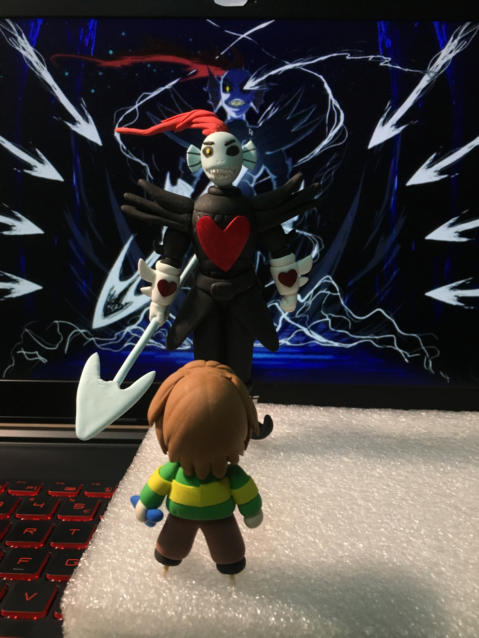 超轻粘土传说之下鱼姐和chara