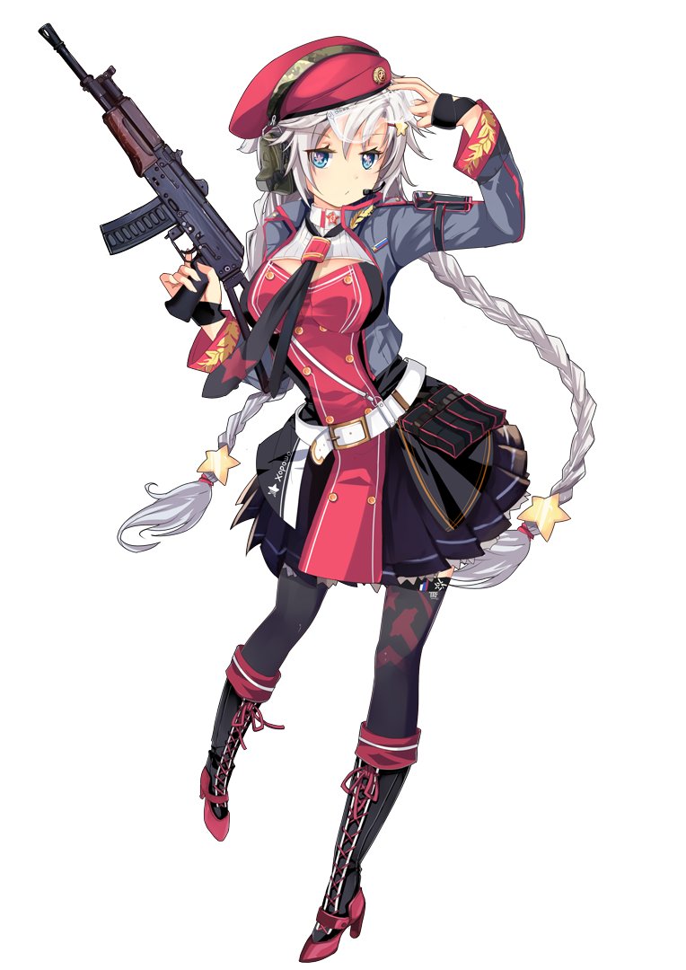 少女前线ots12立绘简单考据2018年纪念翻新版