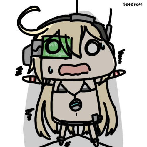 [失智魔方]原来大青花鱼头上带的那个耳机是显示战斗力的啊 , 碧蓝