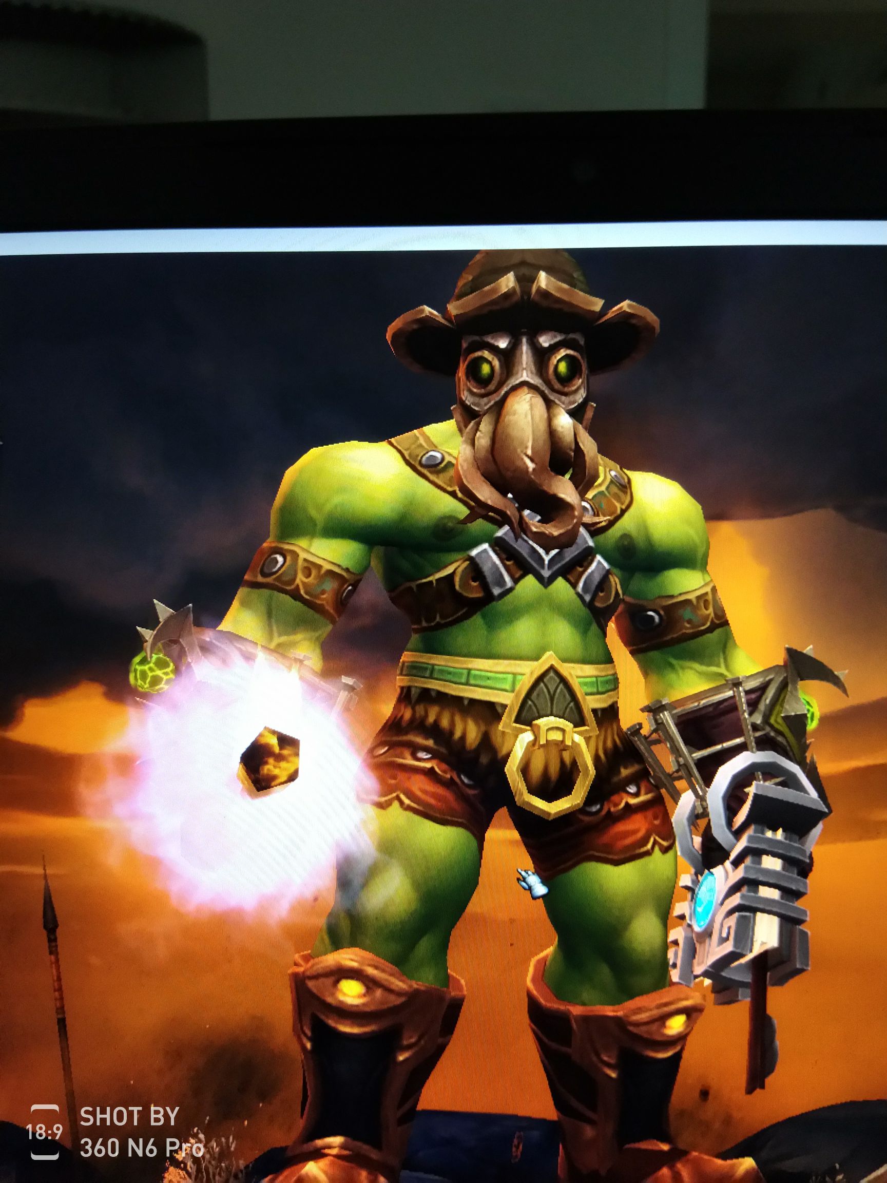 看看我的幻化帅气不,兽人术士 , 恶魔深渊 - abyss of demons论坛 [f