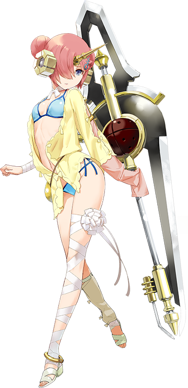 [理性蒸发a ]截了几个二期泳装从者全身立绘图